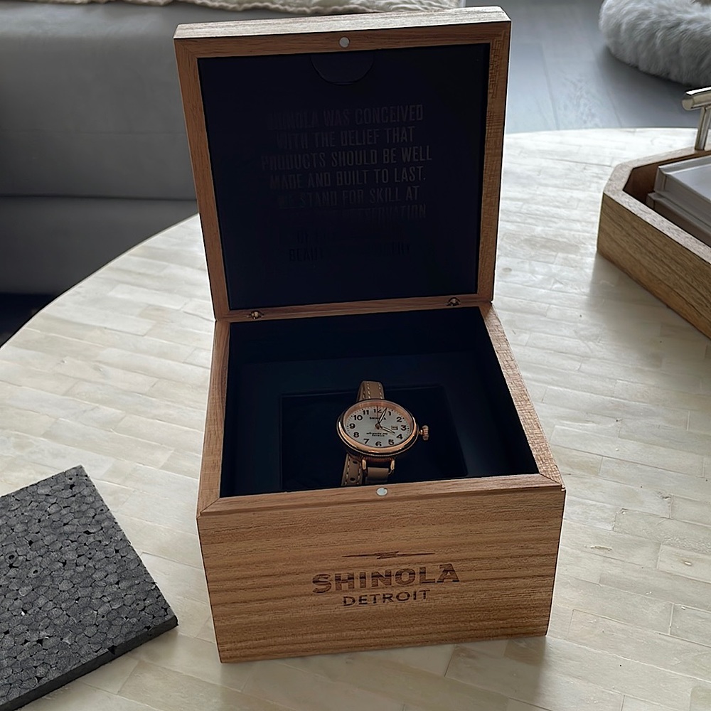 Shinola Birdy Watch - 34MM - New